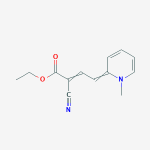 Ethyl 2-cyano-4-(1-methylpyridin-2(1H)-ylidene)but-2-enoate