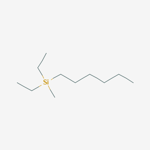 Diethyl(hexyl)methylsilane