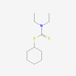 molecular formula C11H21NS2 B15465469 Cyclohexyl diethylcarbamodithioate CAS No. 56905-28-3