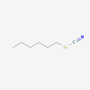 molecular formula C7H13NSe B15465494 Hexyl selenocyanate CAS No. 60669-47-8