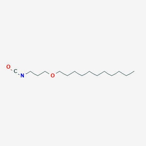 molecular formula C15H29NO2 B15465510 1-(3-Isocyanatopropoxy)undecane CAS No. 60853-00-1