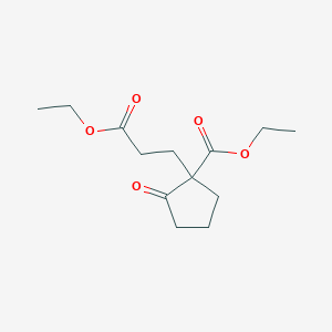 Ethyl 1-(3-ethoxy-3-oxopropyl)-2-oxocyclopentanecarboxylate