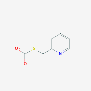 molecular formula C7H6NO2S- B15465571 S-[(Pyridin-2-yl)methyl] carbonothioate CAS No. 60525-08-8