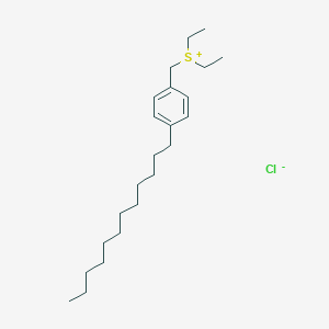 molecular formula C23H41ClS B15465602 [(4-Dodecylphenyl)methyl](diethyl)sulfanium chloride CAS No. 59514-67-9