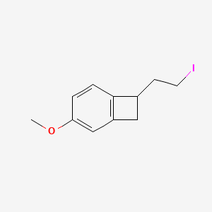 7-(2-Iodoethyl)-3-methoxybicyclo[4.2.0]octa-1,3,5-triene