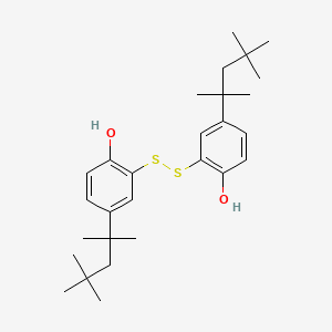 2-[[2-Hydroxy-5-(1,1,3,3-tetramethylbutyl)phenyl]disulfanyl]-4-(1,1,3,3-tetramethylbutyl)phenol