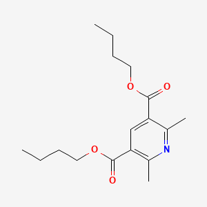 molecular formula C17H25NO4 B15465623 3,5-Pyridinedicarboxylic acid, 2,6-dimethyl-, dibutyl ester CAS No. 57582-59-9