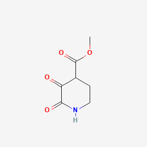 molecular formula C7H9NO4 B15465657 Methyl 2,3-dioxopiperidine-4-carboxylate CAS No. 59954-65-3