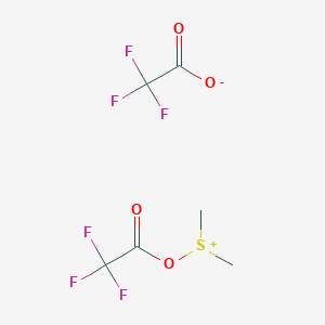 molecular formula C6H6F6O4S B15465695 Dimethyl[(trifluoroacetyl)oxy]sulfanium trifluoroacetate CAS No. 57738-66-6