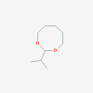 molecular formula C9H18O2 B15465719 2-(Propan-2-yl)-1,3-dioxocane CAS No. 57742-25-3