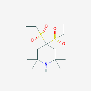 4,4-Di(ethanesulfonyl)-2,2,6,6-tetramethylpiperidine