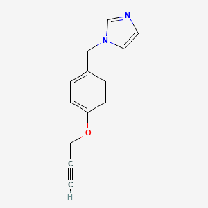 1-({4-[(Prop-2-yn-1-yl)oxy]phenyl}methyl)-1H-imidazole