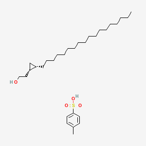 molecular formula C30H54O4S B15465845 4-methylbenzenesulfonic acid;2-[(1S,2S)-2-octadecylcyclopropyl]ethanol CAS No. 59014-55-0