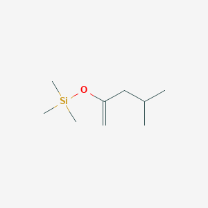 molecular formula C9H20OSi B15465853 Silane, trimethyl(3-methyl-1-methylenebutoxy)- CAS No. 59417-87-7