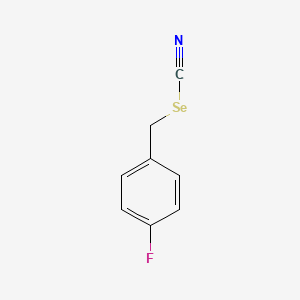 Selenocyanic acid, (4-fluorophenyl)methyl ester