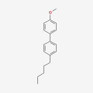 molecular formula C18H22O B15465884 4-Methoxy-4'-pentylbiphenyl CAS No. 58244-49-8