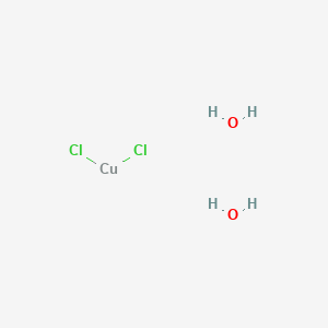 molecular formula Cl2CuH4O2 B154659 铜 CAS No. 10125-13-0