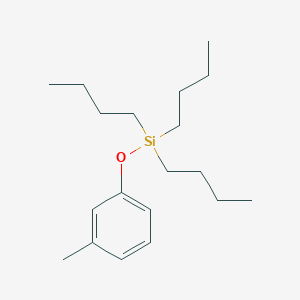 molecular formula C19H34OSi B15465921 3-Methyl-1-tributylsilyloxybenzene CAS No. 59280-30-7