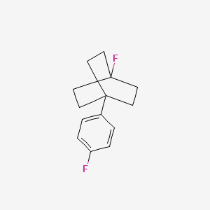 1-Fluoro-4-(4-fluorophenyl)bicyclo[2.2.2]octane