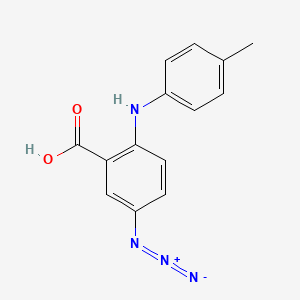 5-Azido-2-(4-methylanilino)benzoic acid