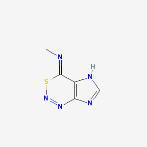 N-methyl-5H-imidazo[4,5-d]thiadiazin-4-imine