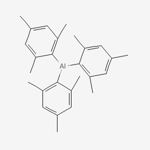 molecular formula C27H33Al B15465998 Tris(2,4,6-trimethylphenyl)alumane CAS No. 58336-22-4