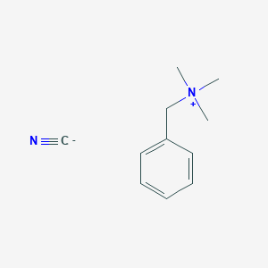 molecular formula C11H16N2 B15466027 Benzenemethanaminium, N,N,N-trimethyl-, cyanide CAS No. 58593-70-7