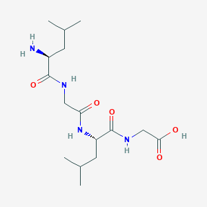 molecular formula C16H30N4O5 B15466083 L-Leucylglycyl-L-leucylglycine CAS No. 57358-86-8