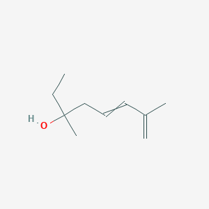 molecular formula C10H18O B15466137 3,7-Dimethylocta-5,7-dien-3-ol CAS No. 55050-42-5