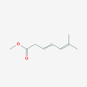 molecular formula C9H14O2 B15466163 Methyl 6-methylhepta-3,5-dienoate CAS No. 58679-25-7