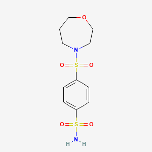 4-(1,4-Oxazepane-4-sulfonyl)benzene-1-sulfonamide