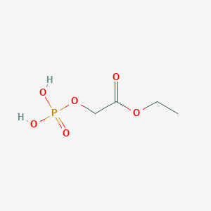 molecular formula C4H9O6P B15466194 Ethyl (phosphonooxy)acetate CAS No. 54857-43-1