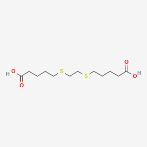 Pentanoicacid, 5,5'-[1,2-ethanediylbis(thio)]bis-(9CI)