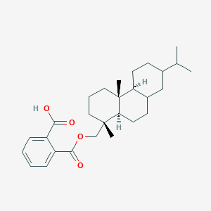 2-[[(1R,4aR,4bS,10aR)-1,4a-dimethyl-7-propan-2-yl-2,3,4,4b,5,6,7,8,8a,9,10,10a-dodecahydrophenanthren-1-yl]methoxycarbonyl]benzoic acid