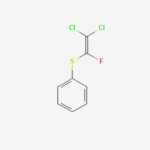 [(2,2-Dichloro-1-fluoroethenyl)sulfanyl]benzene