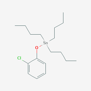 molecular formula C18H31ClOSn B15466283 Tributyl(2-chlorophenoxy)stannane CAS No. 59431-29-7