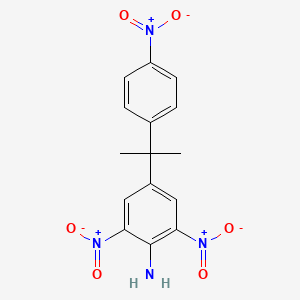 Benzenamine, 4-[1-methyl-1-(4-nitrophenyl)ethyl]-2,6-dinitro-