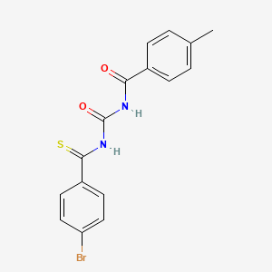 N-[(4-Bromobenzene-1-carbothioyl)carbamoyl]-4-methylbenzamide