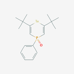 molecular formula C18H25OPTe B15466496 2,6-Di-tert-butyl-4-phenyl-4H-1,4lambda~5~-telluraphosphinin-4-one CAS No. 57044-97-0