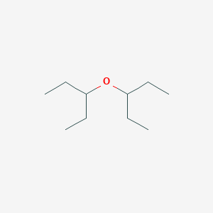 molecular formula C10H22O B15466532 3-[(Pentan-3-yl)oxy]pentane CAS No. 56761-99-0