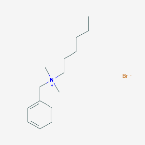 molecular formula C15H26BrN B15466553 N-Benzyl-N,N-dimethylhexan-1-aminium bromide CAS No. 58965-49-4