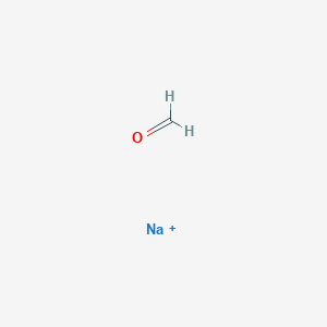 molecular formula CH2NaO+ B15466566 Sodium;formaldehyde CAS No. 57450-19-8