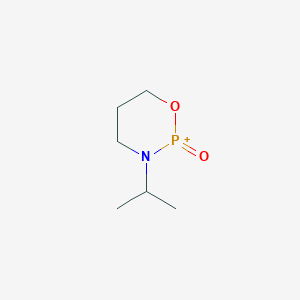 molecular formula C6H13NO2P+ B15466571 2-Oxo-3-(propan-2-yl)-1,3,2-oxazaphosphinan-2-ium CAS No. 54608-25-2