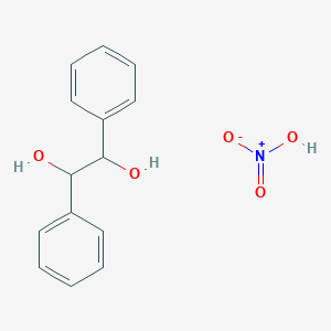 1,2-Diphenylethane-1,2-diol;nitric acid