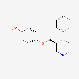 (3S,4R)-3-[(4-methoxyphenoxy)methyl]-1-methyl-4-phenylpiperidine