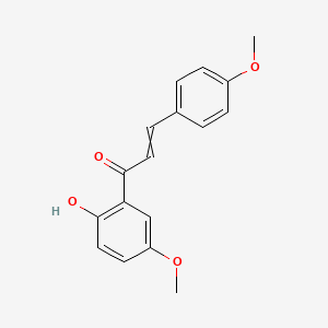 2-Propen-1-one, 1-(2-hydroxy-5-methoxyphenyl)-3-(4-methoxyphenyl)-