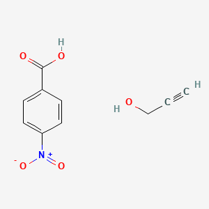 molecular formula C10H9NO5 B15466639 4-Nitrobenzoic acid;prop-2-yn-1-ol CAS No. 54757-78-7