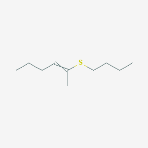 2-(Butylsulfanyl)hex-2-ene