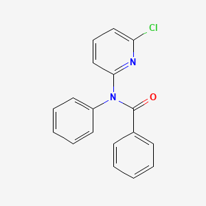 molecular formula C18H13ClN2O B15466673 N-(6-Chloropyridin-2-YL)-N-phenyl-benzamide CAS No. 58254-70-9