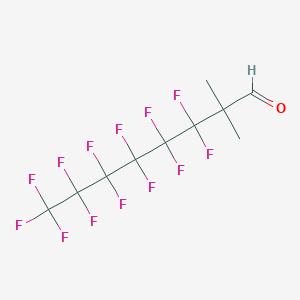 3,3,4,4,5,5,6,6,7,7,8,8,8-Tridecafluoro-2,2-dimethyloctanal